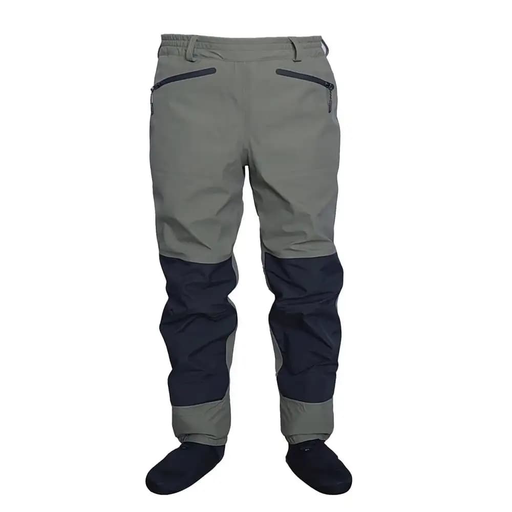 Waders taille haute pêche à la mouche 3 couches - Pantalons de pêche imperméables respirants durables chasse canard