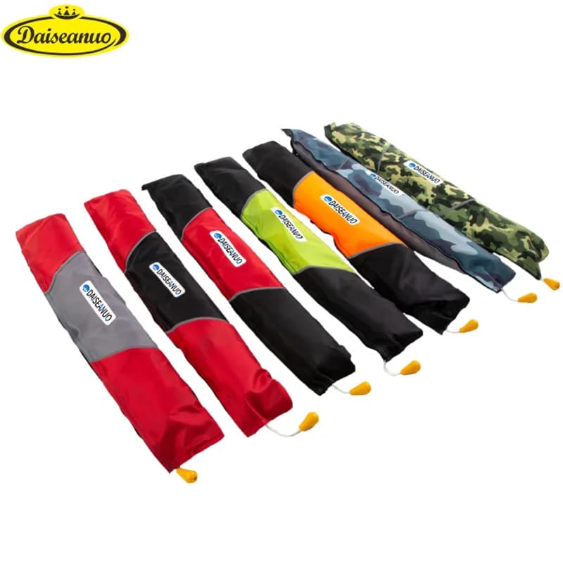 Gilet de sauvetage gonflable automatique pêche 100N - Veste auto-gonflante sécurité bateau pêche