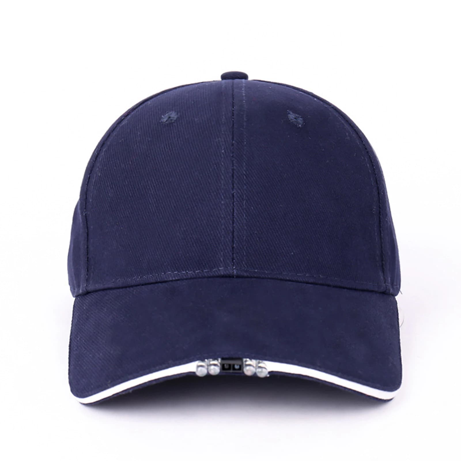 Casquette baseball LED réglable lampe frontale pêche nocturne camping randonnée