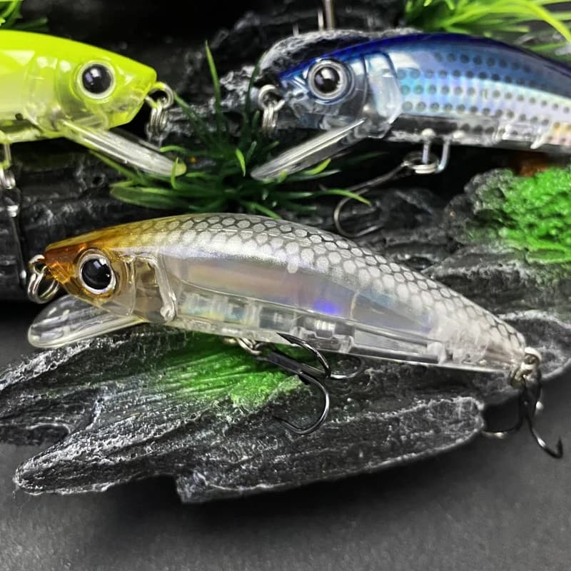 Leurre flottant minnow 66mm 7.8g pour pêche brochet truite carpe - leurre topwater jerkbait wobblers