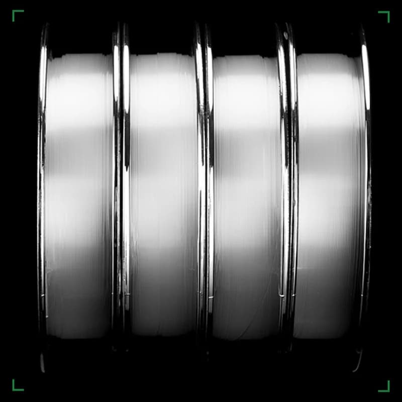 Ligne de pêche fluorocarbone 100% ZUKIBO 50M, pêche en mer, fil coulissant haute résistance 1-25kg, importée du Japon