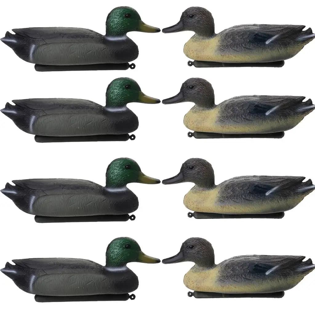 Leurre canard mâle flottant plastique décoration jardin et chasse aux canards