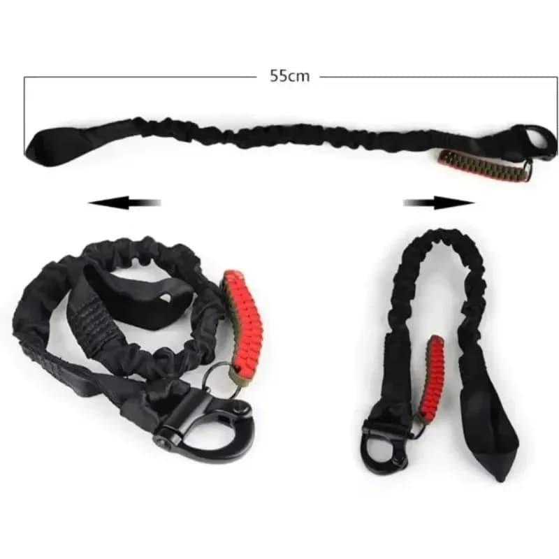Sangle de sécurité tactique anti-dérapante pour fusil de pêche chasse tir sport extérieur