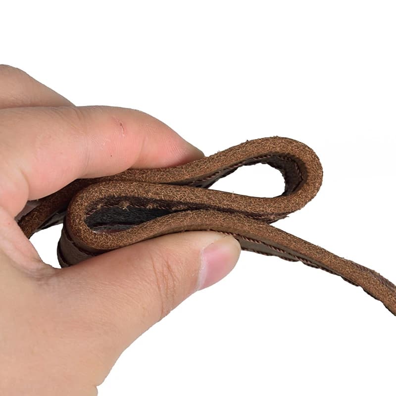 Bretelle de fusil en cuir véritable ajustable pour AR15 AK47 chasse et pêche