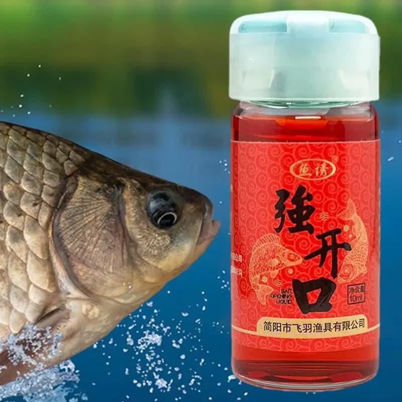 Additif liquide attractant 10ml pour appâts - Huile scent poisson pour pêche mer et eau douce