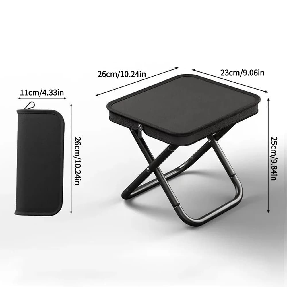 Nouvelle chaise pliante multifonction légère - Siège camping compact pour voyage randonnée et pêche