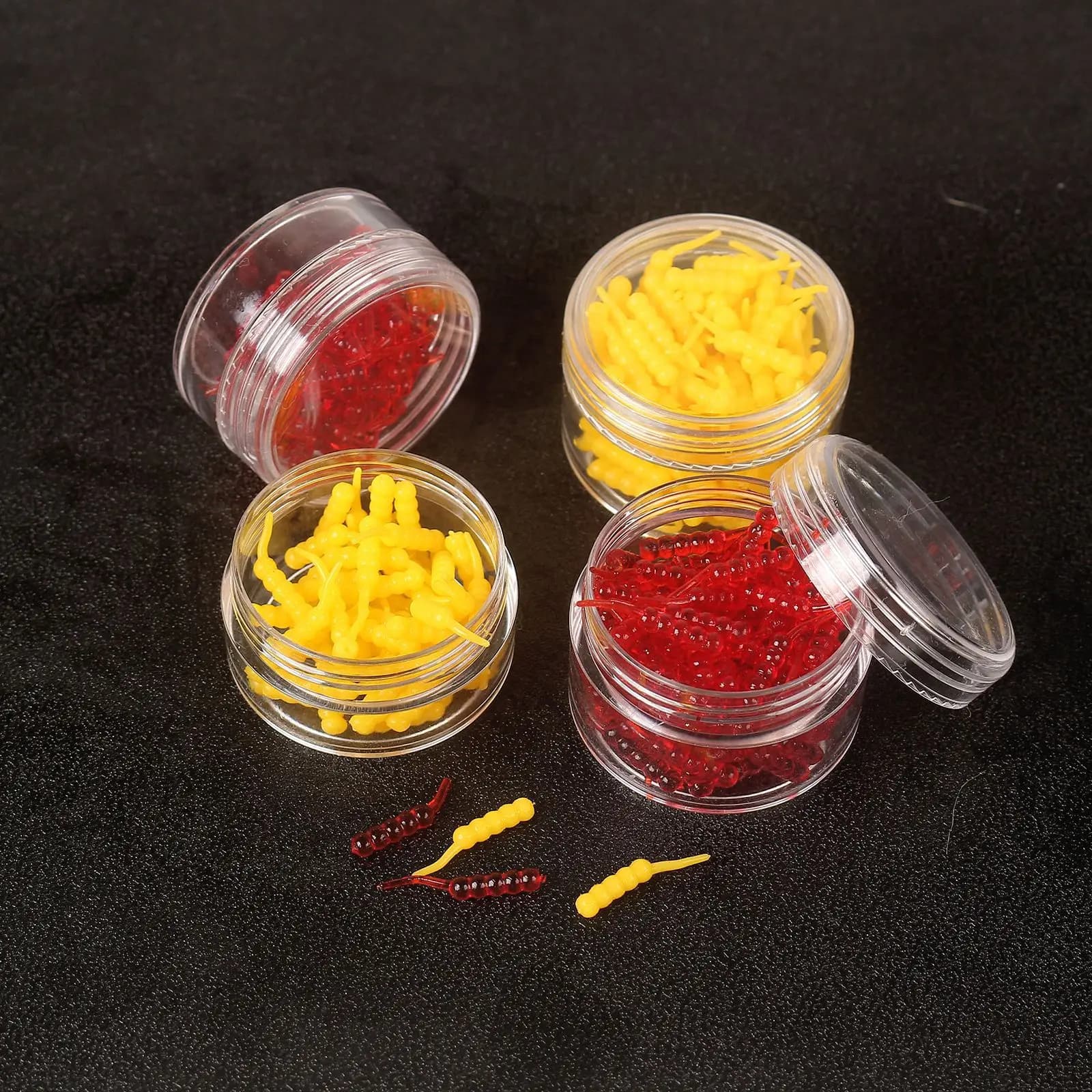 Set 120 leurres souples bioniques MUKUN appâts artificiels haute performance pour carnassiers