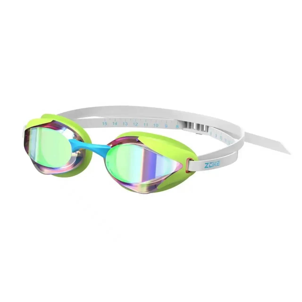 Lunettes natation compétition Zoke HD anti-buée revêtement hydrophobe entraînement professionnel unisexe