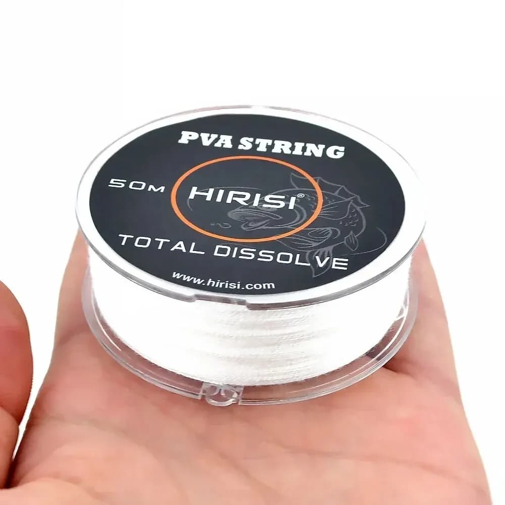 Bobine de fil PVA 100m Hirisi - Fil soluble pour esches et bouillettes pour pêche de la carpe