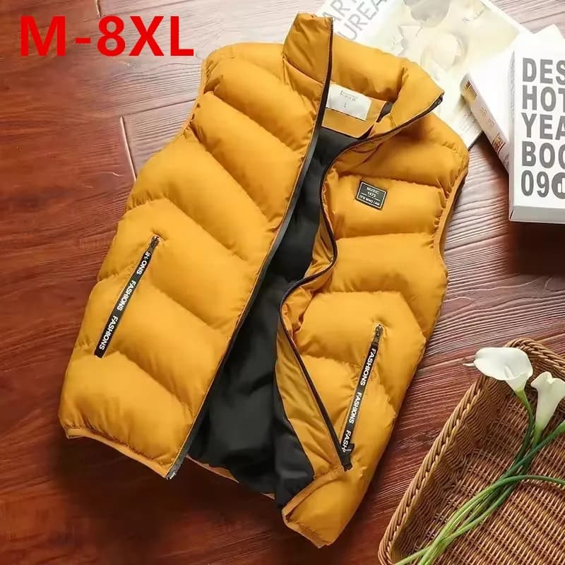 Veste sans manches matelassée homme pour l'hiver - Doudoune légère coupe-vent solide et chaude
