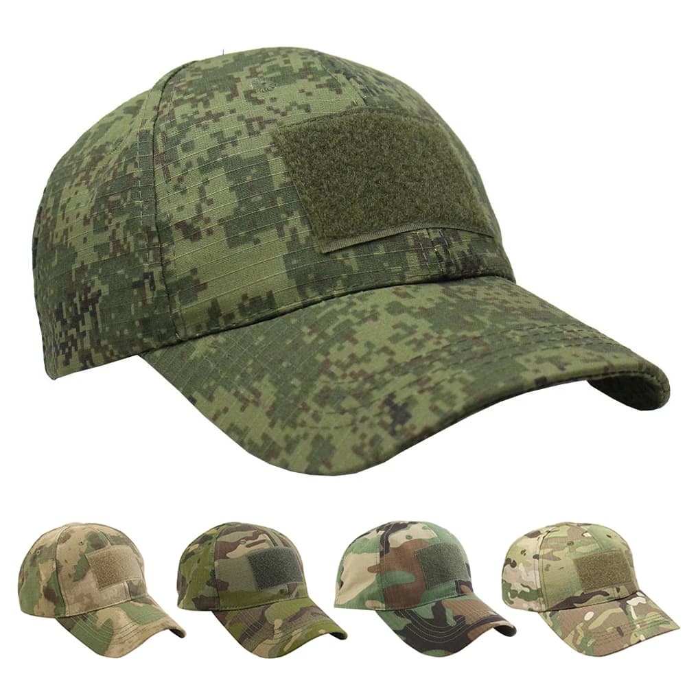 Casquette baseball camouflage tactique - Chapeau pêche chasse randonnée réglable unisexe outdoor