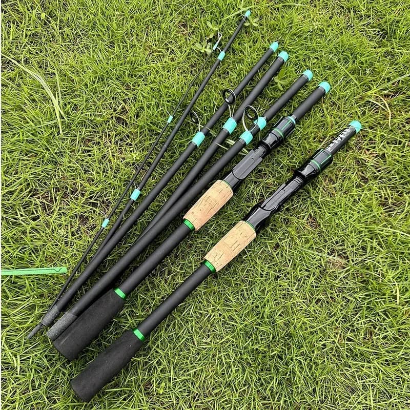 Canne à pêche ultralégère 18m pour truite et jigging - Modèle casting spinning ML tip 4/5 sections