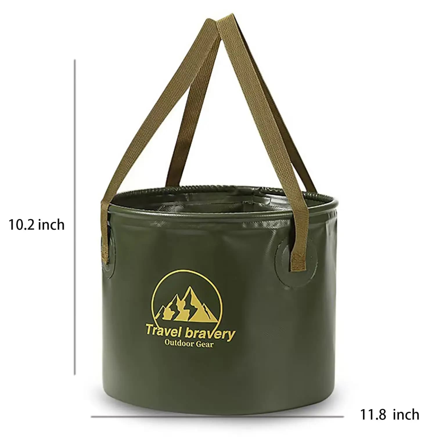 Seau pliable portable 10L 5L pour pêche et camping - Rangement légumes fruits eau activités outdoor