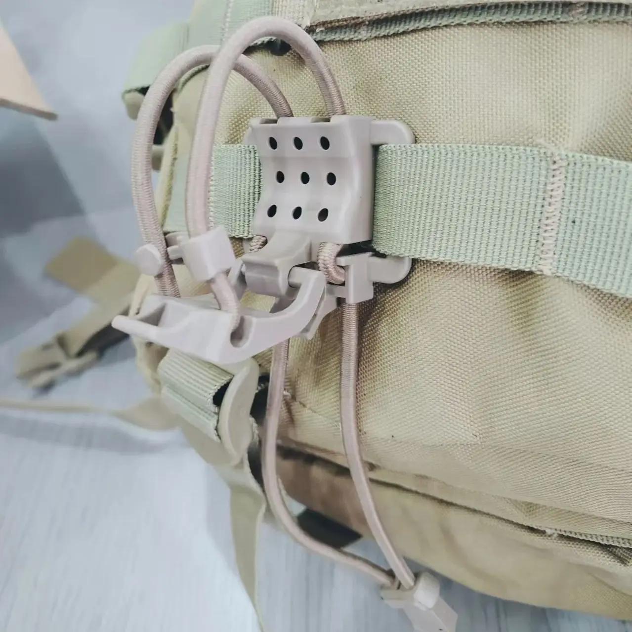 Organisateur MOLLE pour pêche - Fixation lampe, gourde, accessoires sur sac à dos pêche