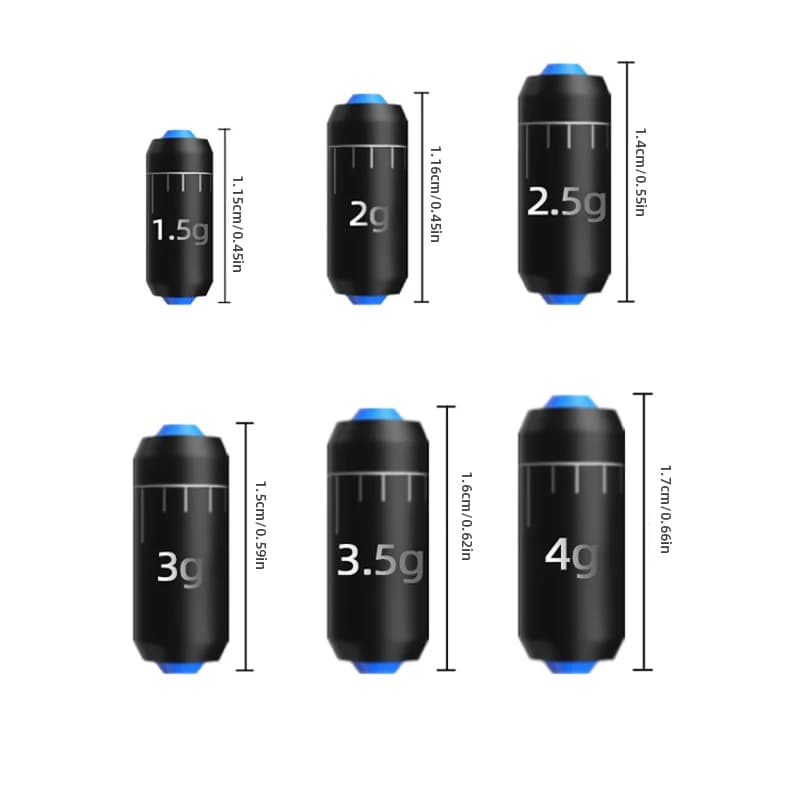 Plombs de pêche plats en plomb 1.5g à 3.5g par 50 ou 100 pièces pour montage ligne et accessoire pêche