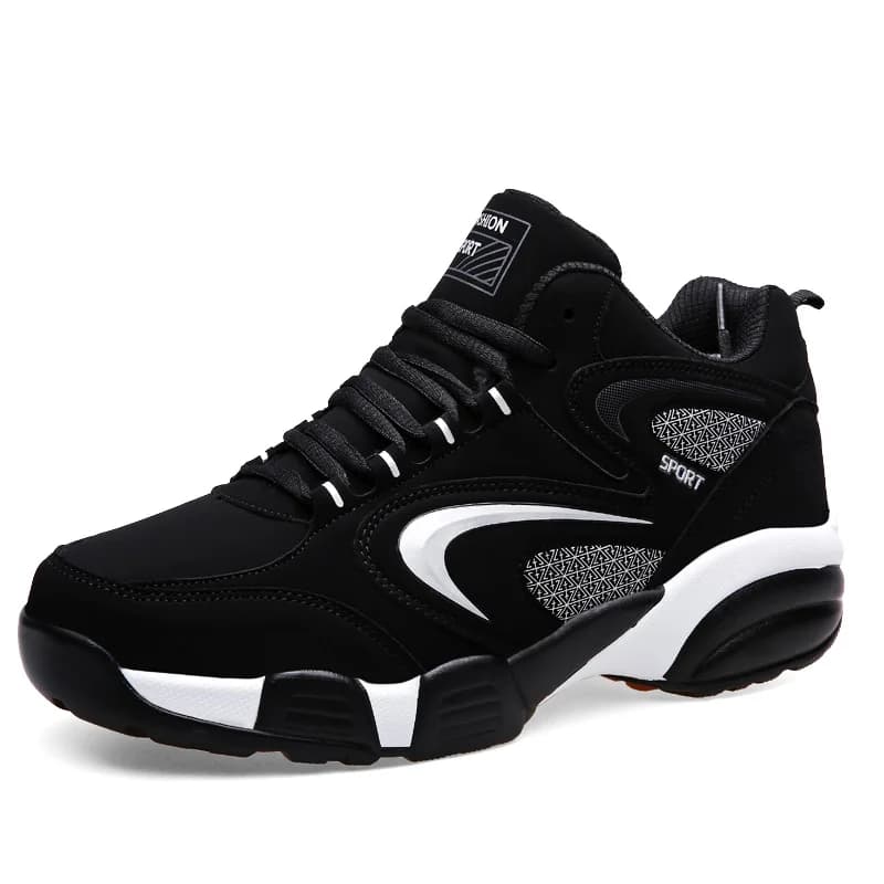 Chaussures neige homme hiver chaudes couple casual sneakers cuir running taille 48