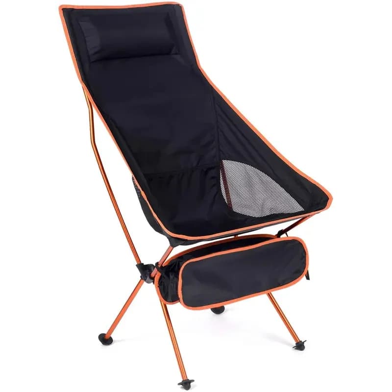Chaise pliante pêche ultralégère Oxford - Siège camping allongé pour pêcheurs et BBQ plage