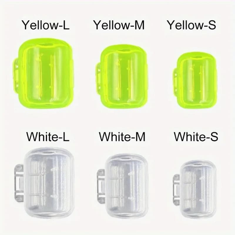 Lot de 100 protections d'hameçons pour leurres calmar - Coques de protection pour pêche aux céphalopodes