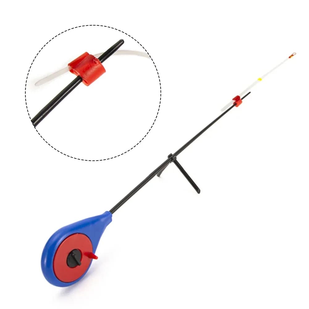 5 pointes de canne à pêche sur glace carbone accessoire portable mini pour pêche hivernale extérieure
