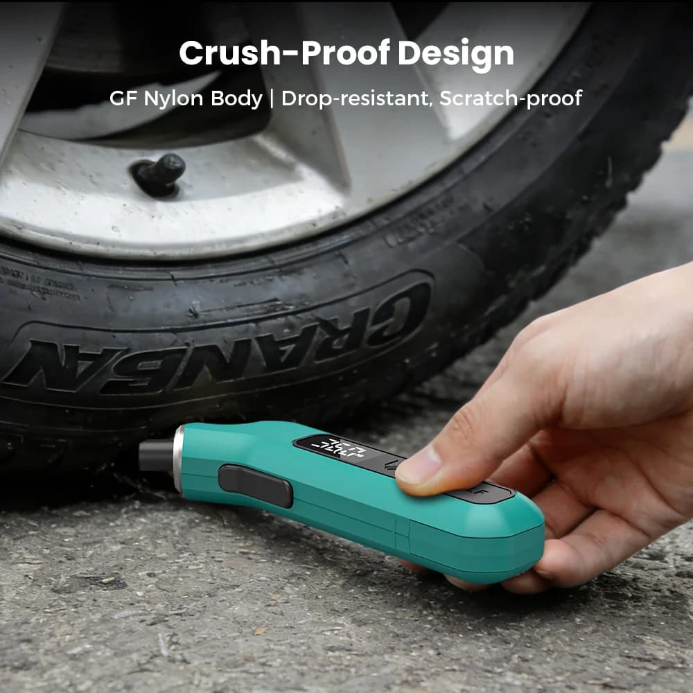 Manomètre digital ETENWOLF T300 3-200PSI certifié ANSI pour pneus voiture, vélo, équipement pêche - précis
