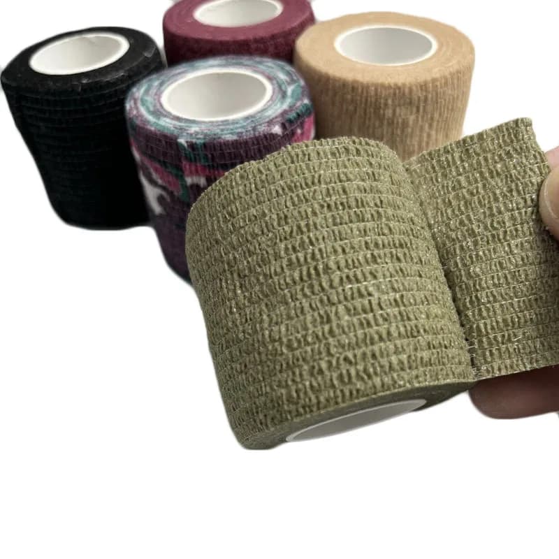 Bandage élastique auto-adhésif sport médical pour doigt poignet cheville fixation camouflage animaux