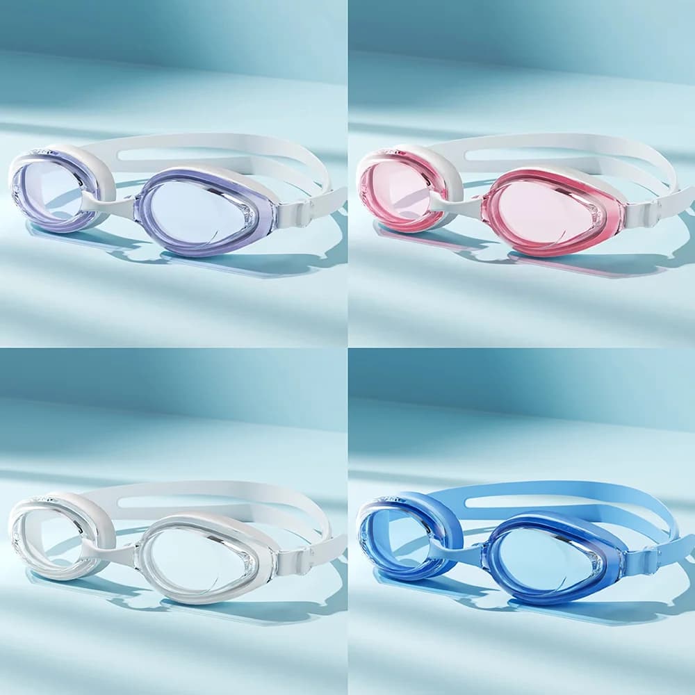Lunettes de natation professionnelles adultes étanches - Anti-buée et protection UV pour hommes et femmes