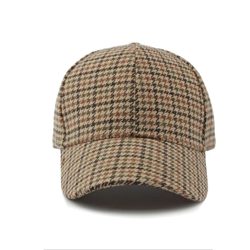 Casquette baseball tartan hiver pêche automne légère ajustable activités outdoor chaud