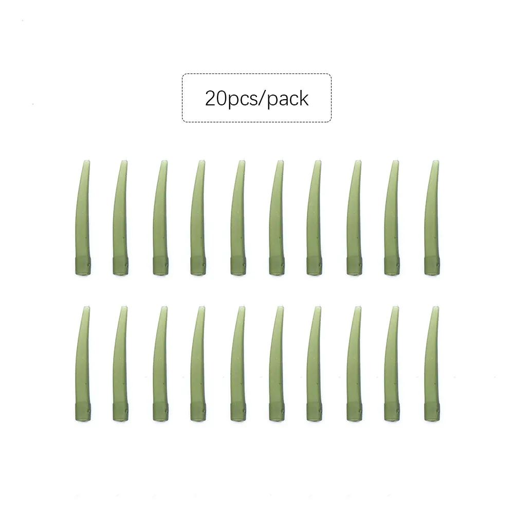 Manchons anti-emmêlement pour pêche carpe - Aligner hair rig hameçon connecteur snap swivels