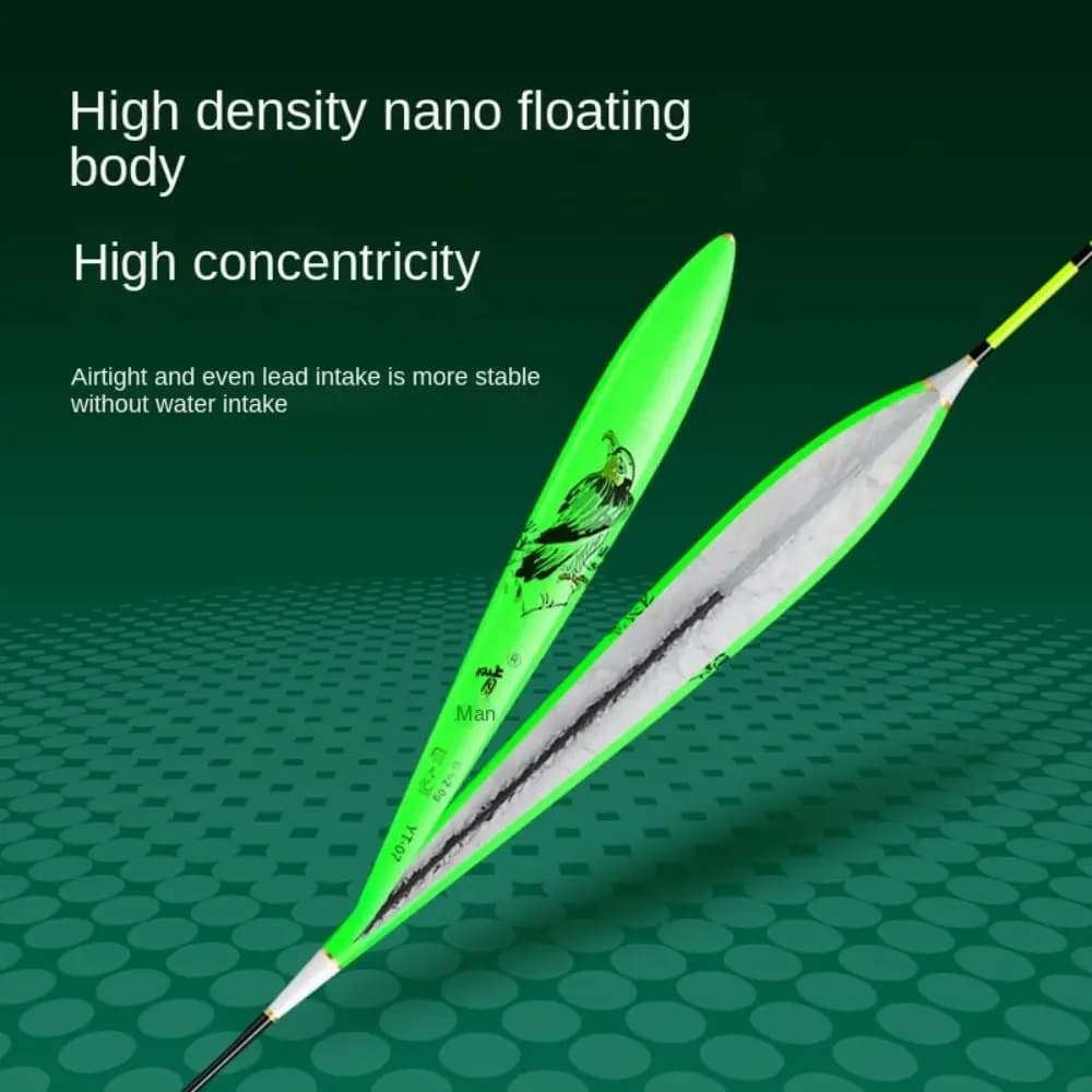 Flotteur leurre triangulaire 2024 pour pêche rocheuse - tube coulissant avec indicateur lumineux sensible