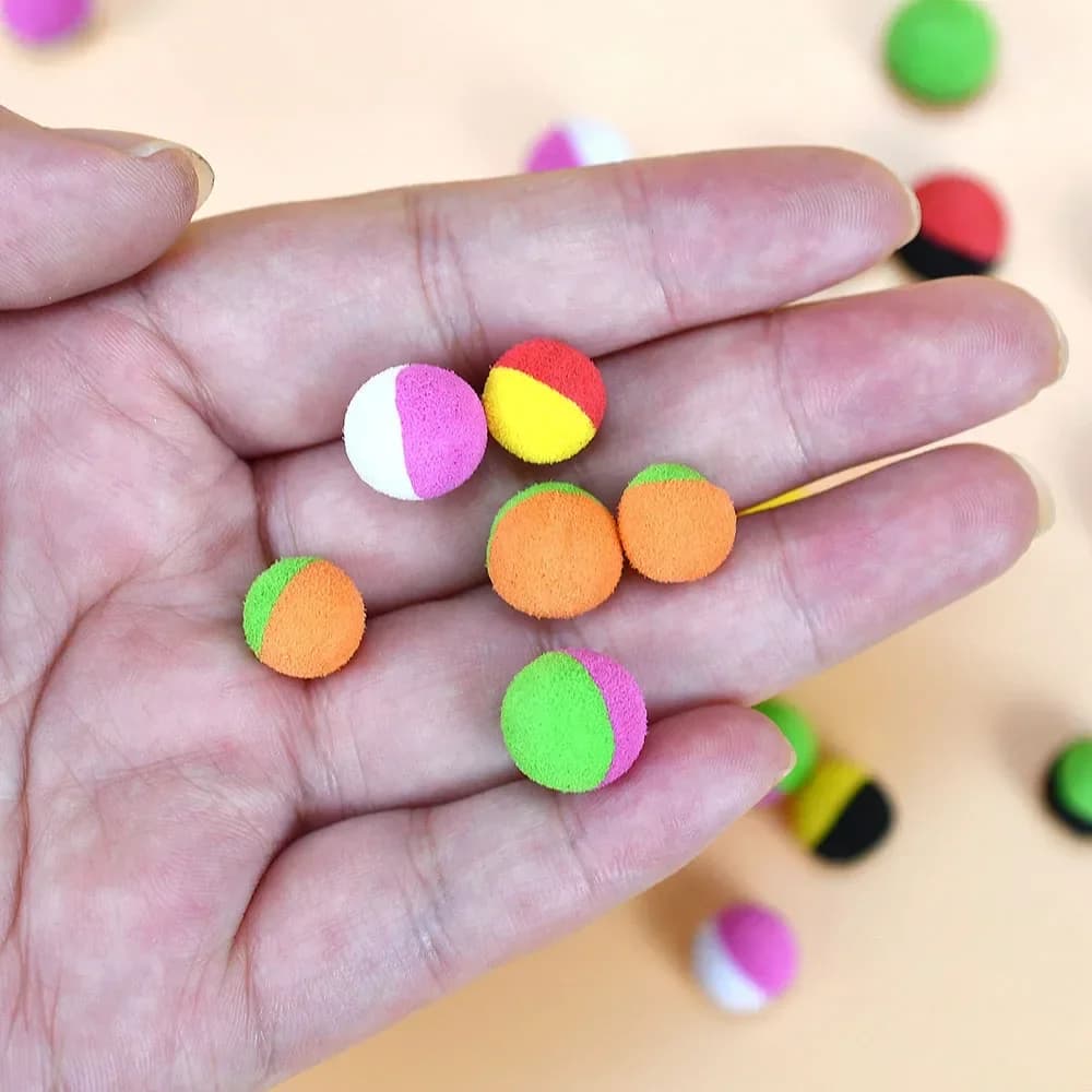 14 pop up boilies carpe 10-14mm - boules de mousse inversées pour pêche au fond et method feeder