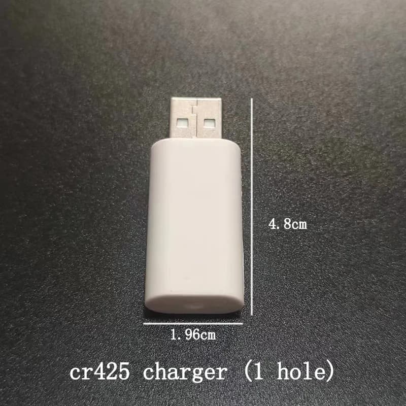 Chargeur USB rechargeable pour piles CR425 et CR322, accessoire batterie pour flotteur de pêche et appareils électroniques