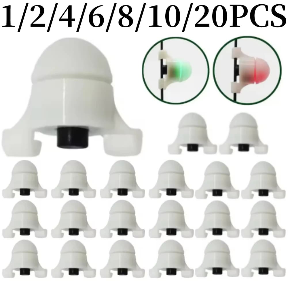 Alarme de touche lumineuse pour pêche nocturne - Clip pour embout canne avec LED et alerte lumineuse
