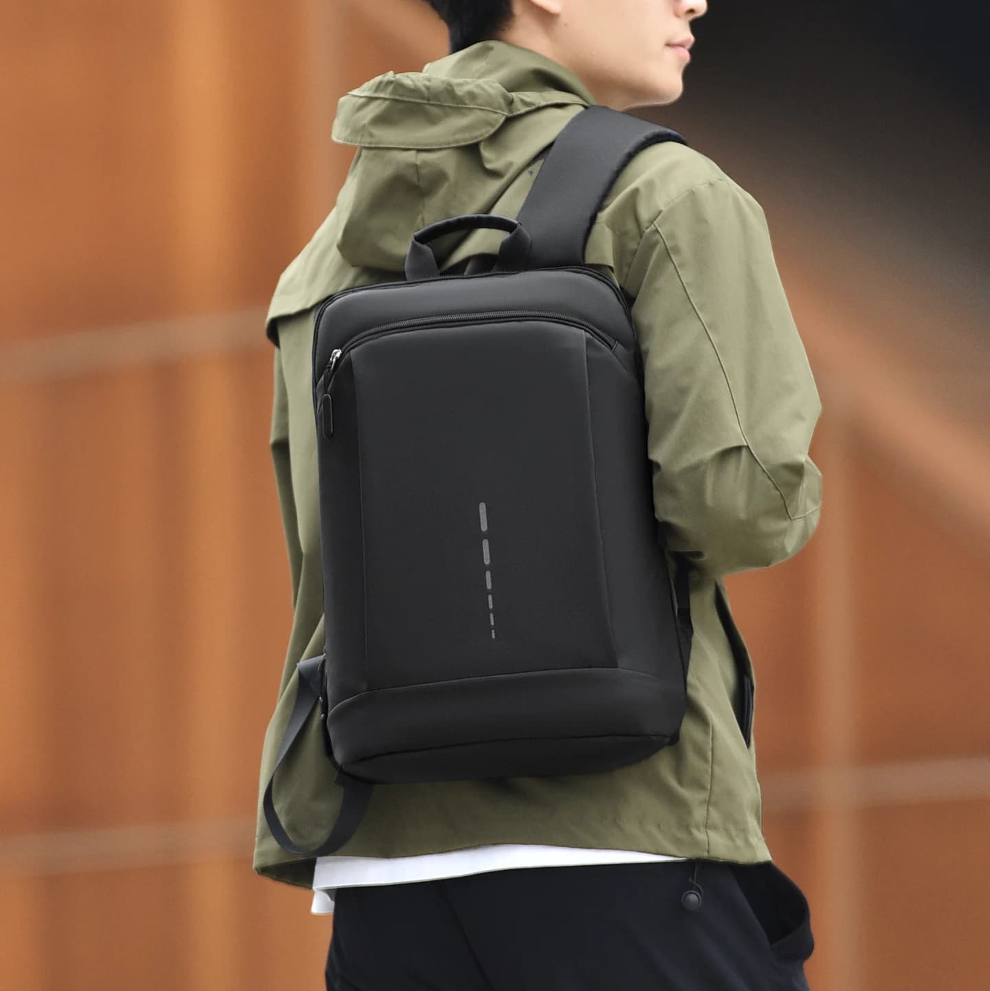 Sac à dos homme étanche ultra-léger 15,6 pouces pour ordinateur portable - Sac à dos stylé et fonctionnel