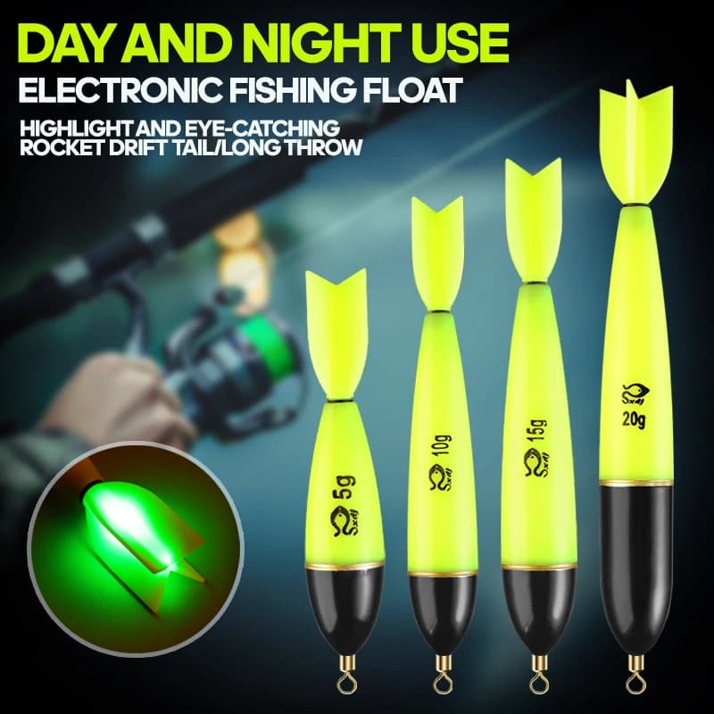 Flotteurs lumineux de pêche de nuit TAIYU 1 à 5 pièces, pour mer et rock fishing,