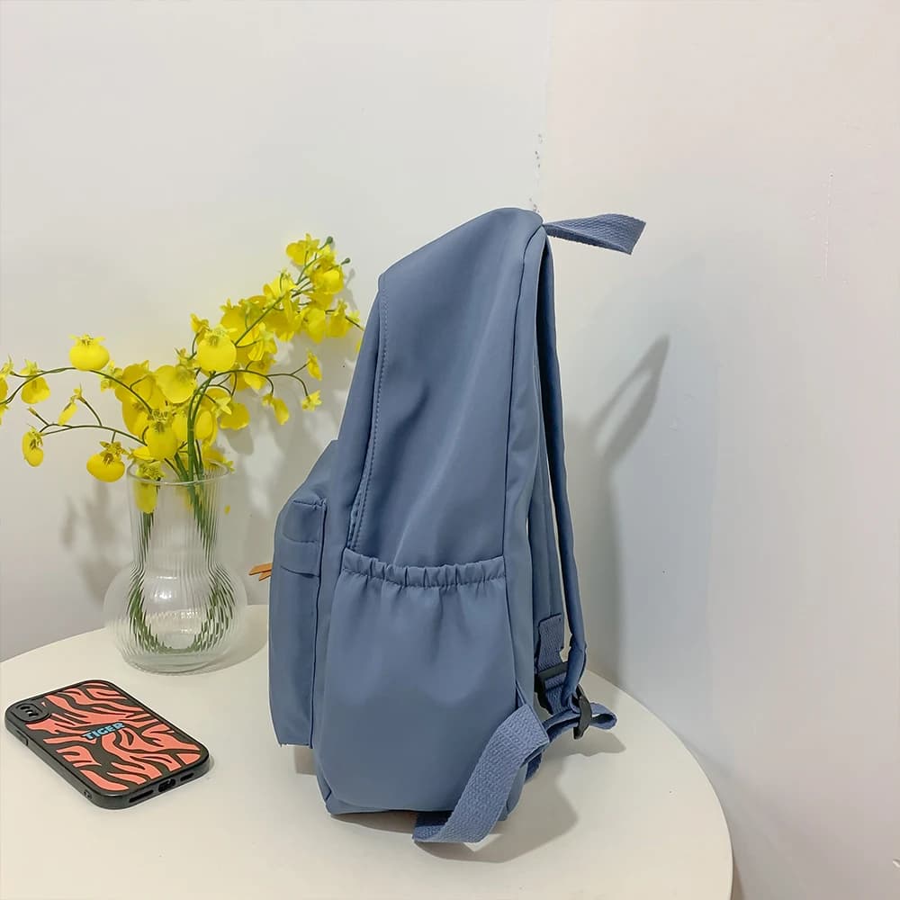 Sac à dos simple pour étudiants pêcheurs - Collège, lycée, université - Style décontracté polyvalent