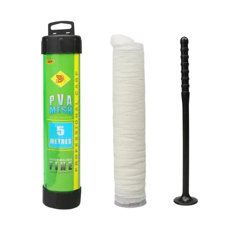 Filet PVA étroit soluble pour pêche à la carpe - 5 mètres recharges appâts
