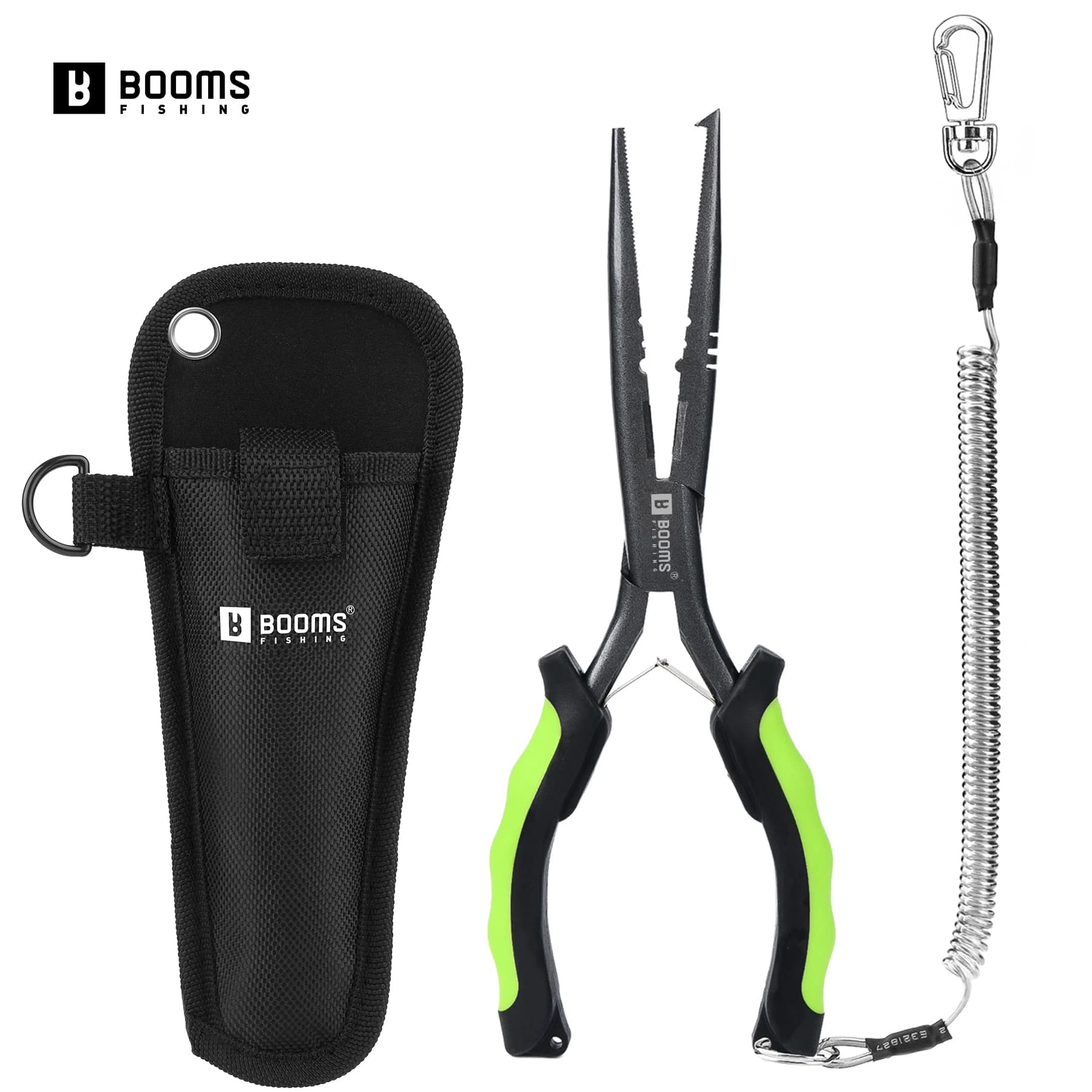 Pinces multifonctions pêche F03 Booms Fishing 23,5 cm acier inoxydable coupe-ligne et ciseaux