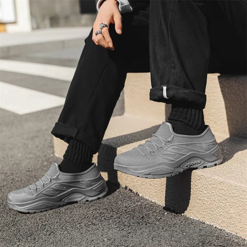 Bottes de pluie homme mode basse coupe confortables slip-on pêche chef travail antidérapantes