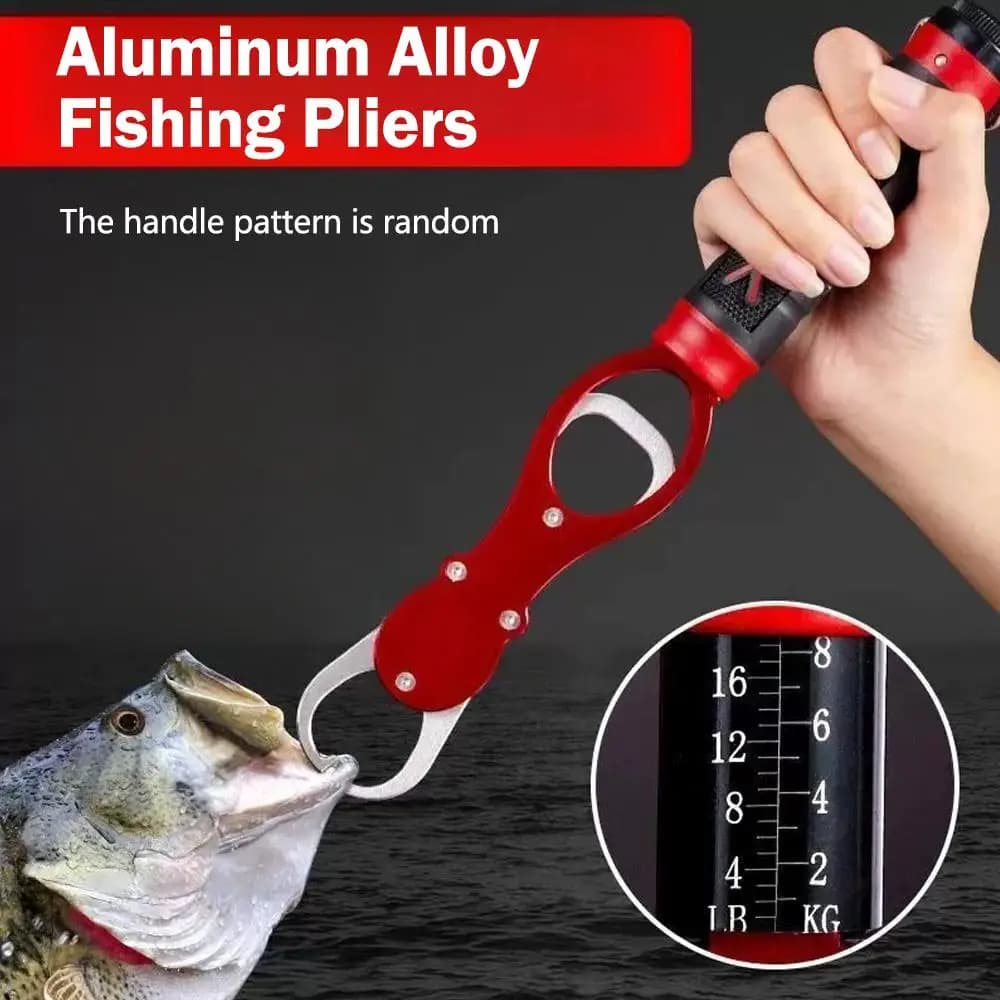 Pince à prise pour poisson grip aluminium avec balance pêche plombée accessoire portable