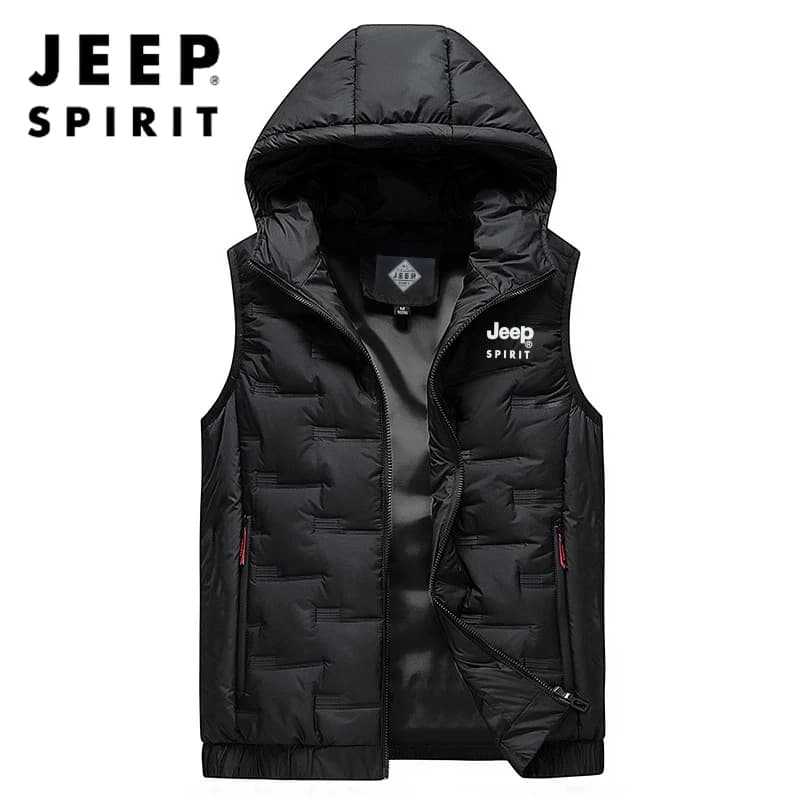 Veste polaire homme coupe-vent chaude avec capuche pour la pêche automne hiver