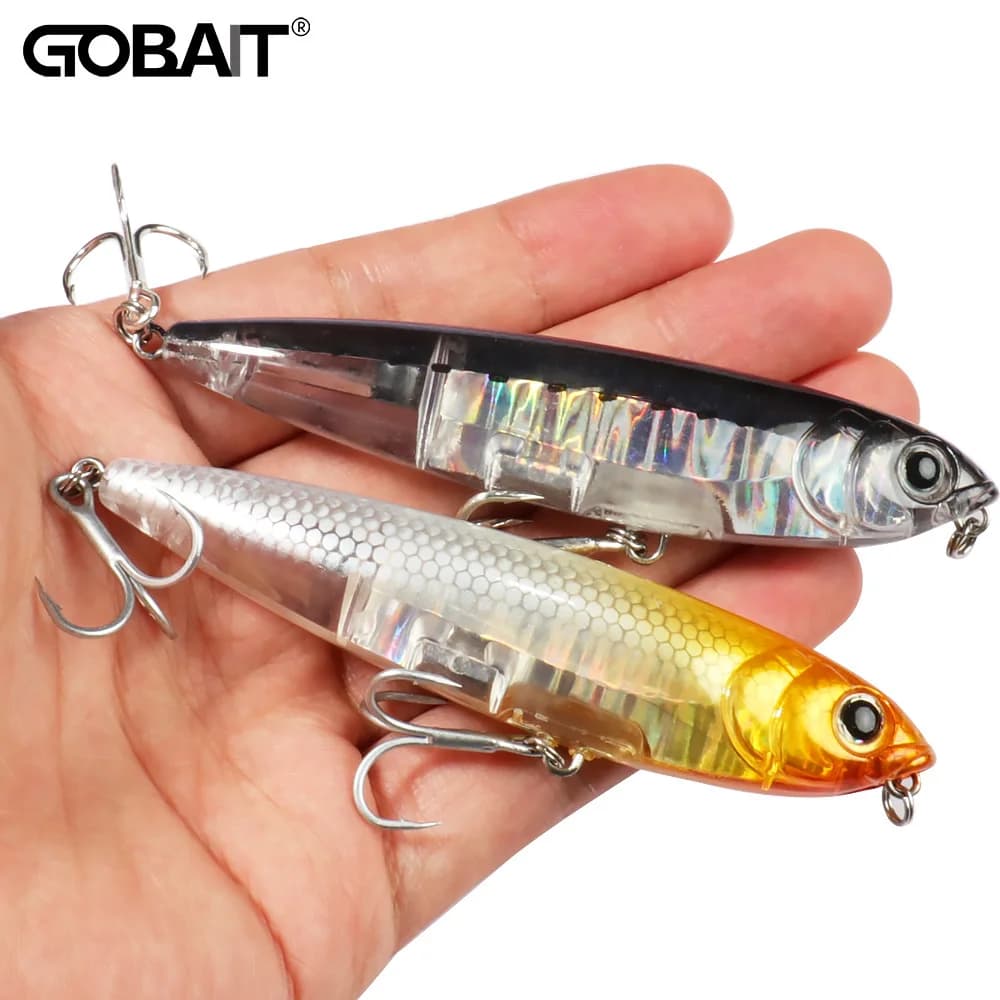 Leurre flottant GOBAIT 17.5g 10cm - pencil bait topwater pour technique walk the dog