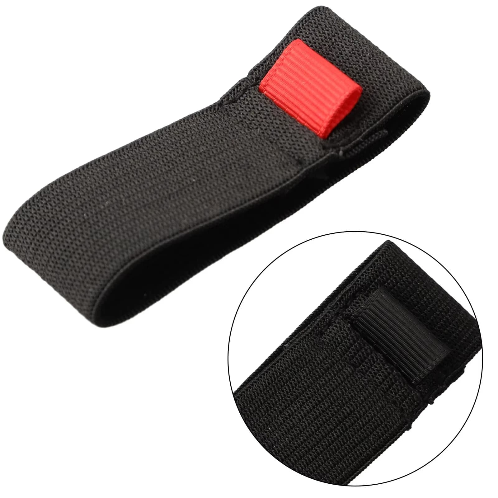 Protecteur élastique noir et rouge pour moulinet de pêche, set 4 pièces tailles S M L XL accessoires