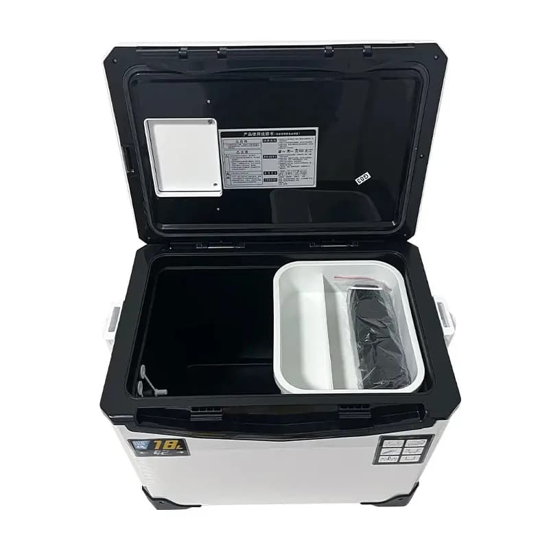Glacière de pêche 10L à 48L, boîte à outils étanche avec aérations pour rangement matériel mer
