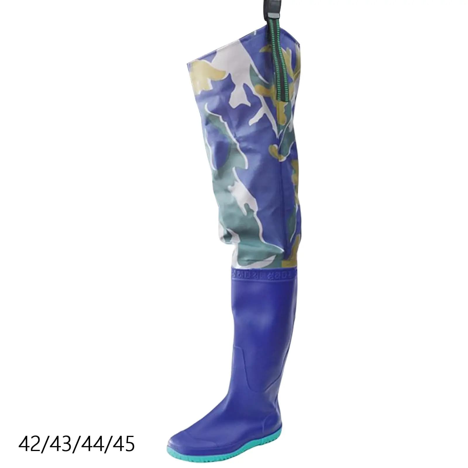 Waders cuissards légers unisexes - Bottes de pêche étanches en nylon pour hommes et femmes