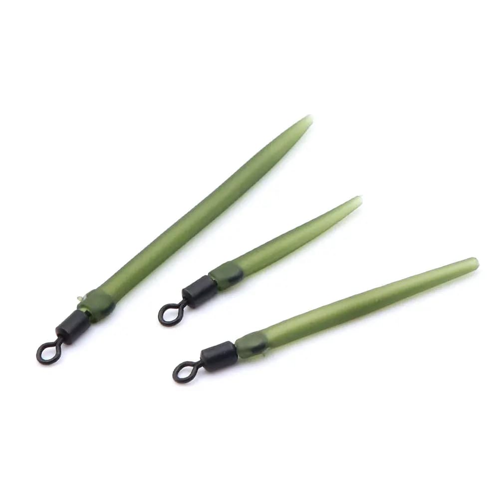 Manchons anti-emmêlement pour pêche carpe - Aligner hair rig hameçon connecteur snap swivels