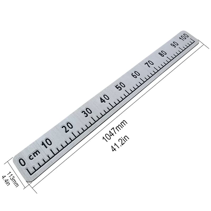 Règle de mesure adhésive EVA 100cm pour bateau de pêche et kayak, sticker autocollant pour mesurer vos poissons