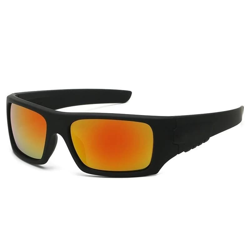 Lunettes de soleil vintage carrées pour pêche - Design rétro luxe avec protection UV400 complète