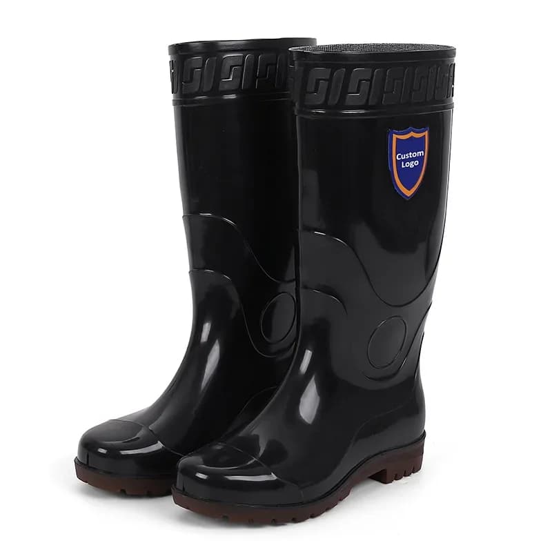 Chaussures de pluie homme mesh haute légères durables imperméables bureau pêche extérieur