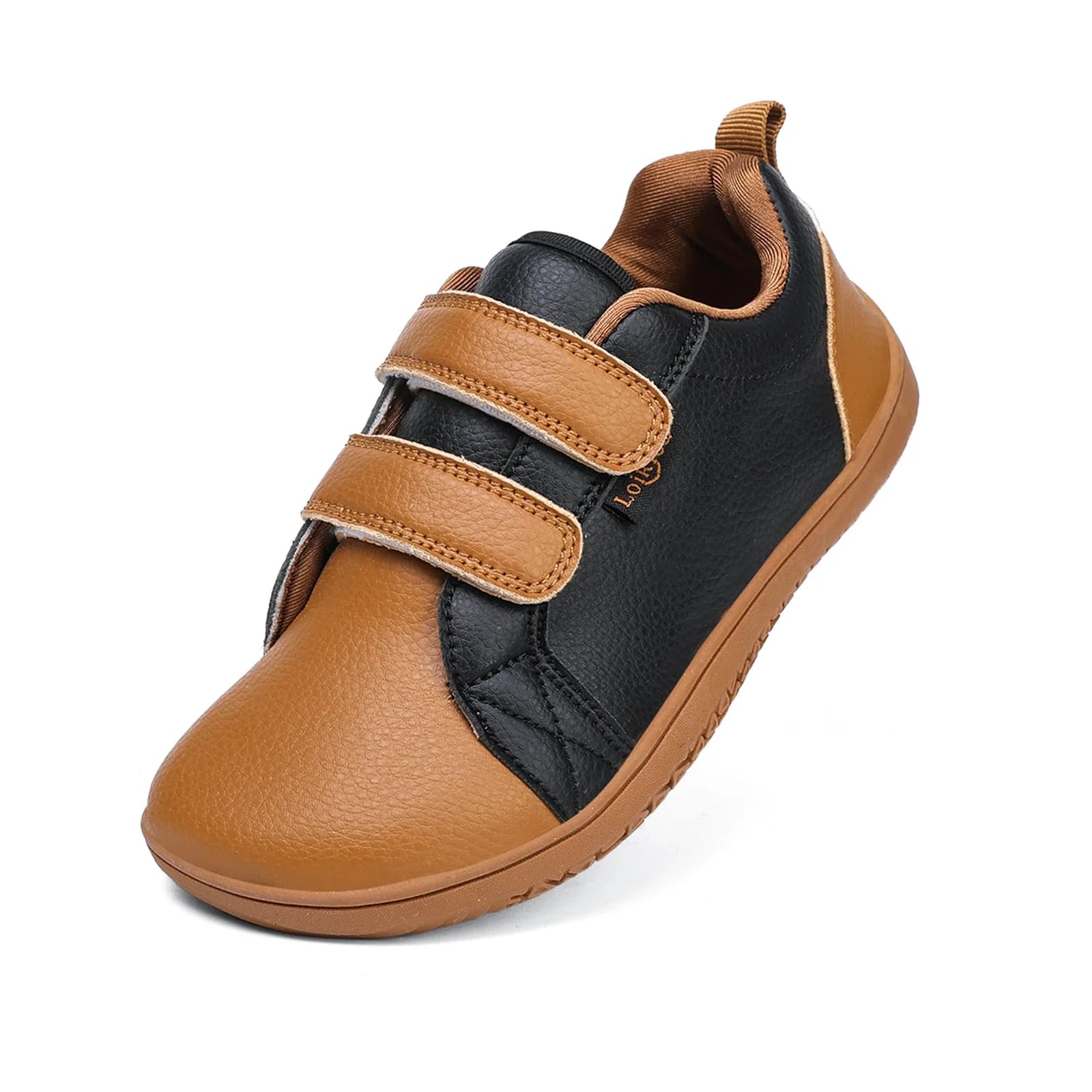 Chaussures barefoot enfants pour pêche découverte - Sneakers minimalistes à large bout jeunes pêcheurs