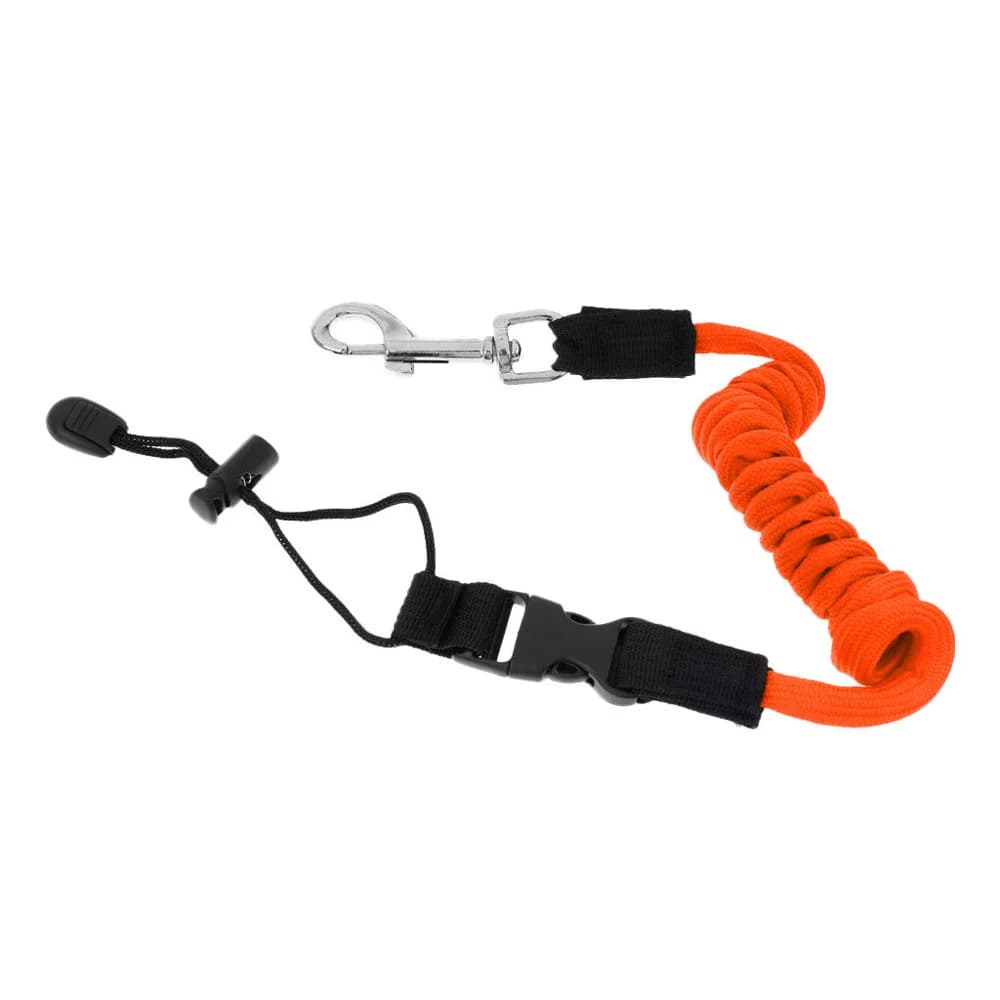 Laisse élastique enroulée pour pagaie SUP kayak canoë sécurité pêche navigation